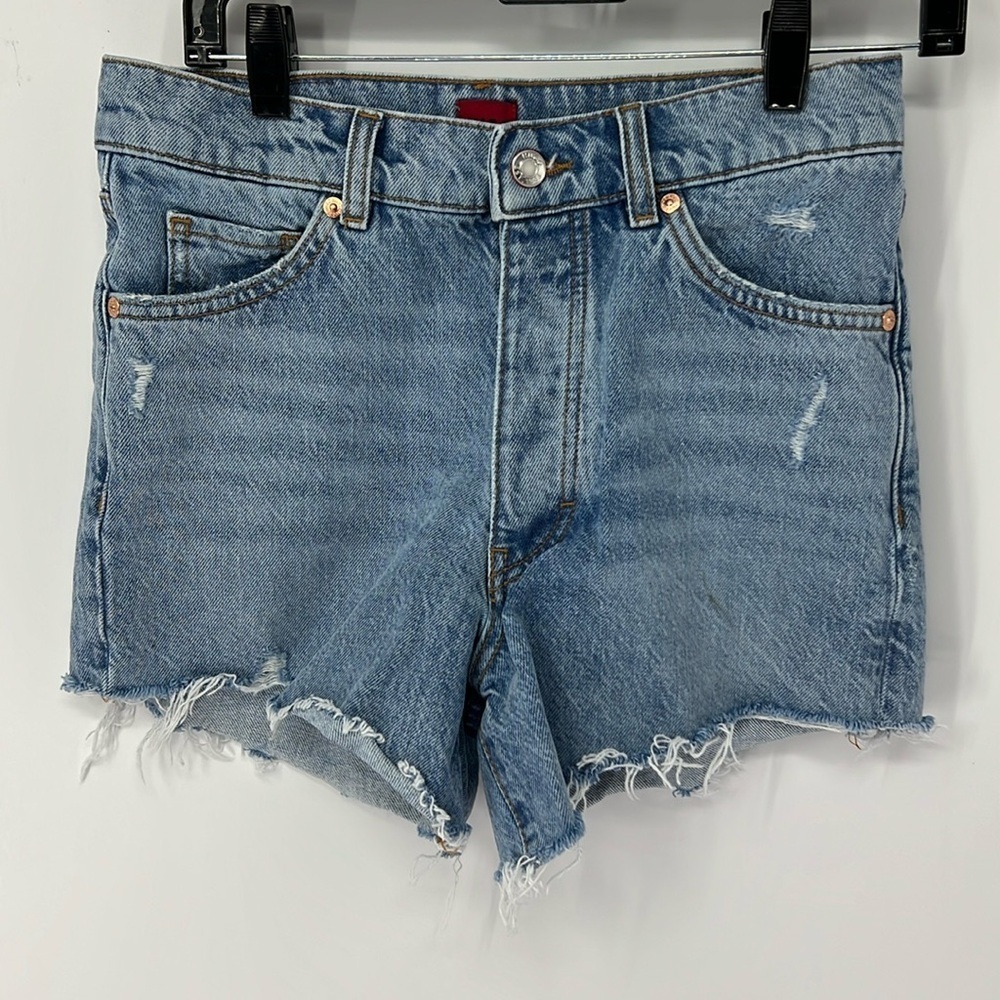 Hugo denim shorts women’s 25 button fly